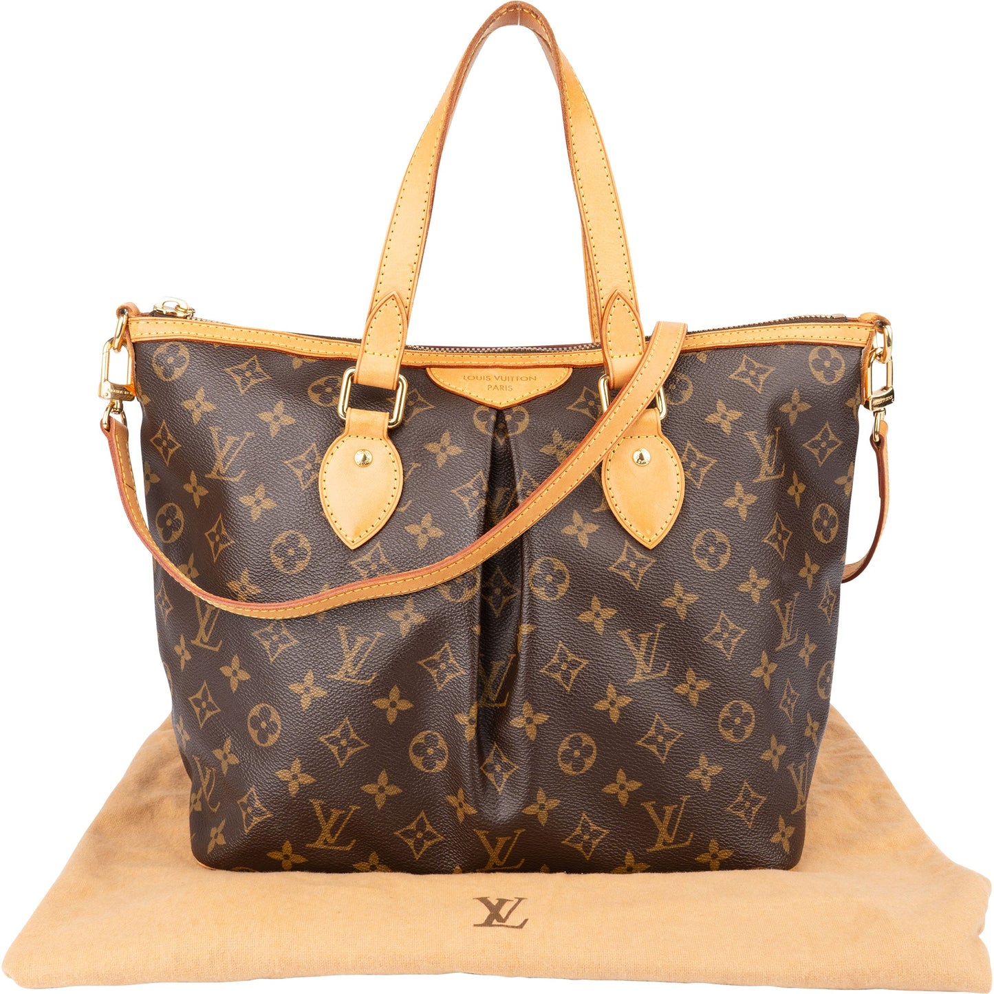 Louis Vuitton Canvas Monogram Palermo PM Handbag