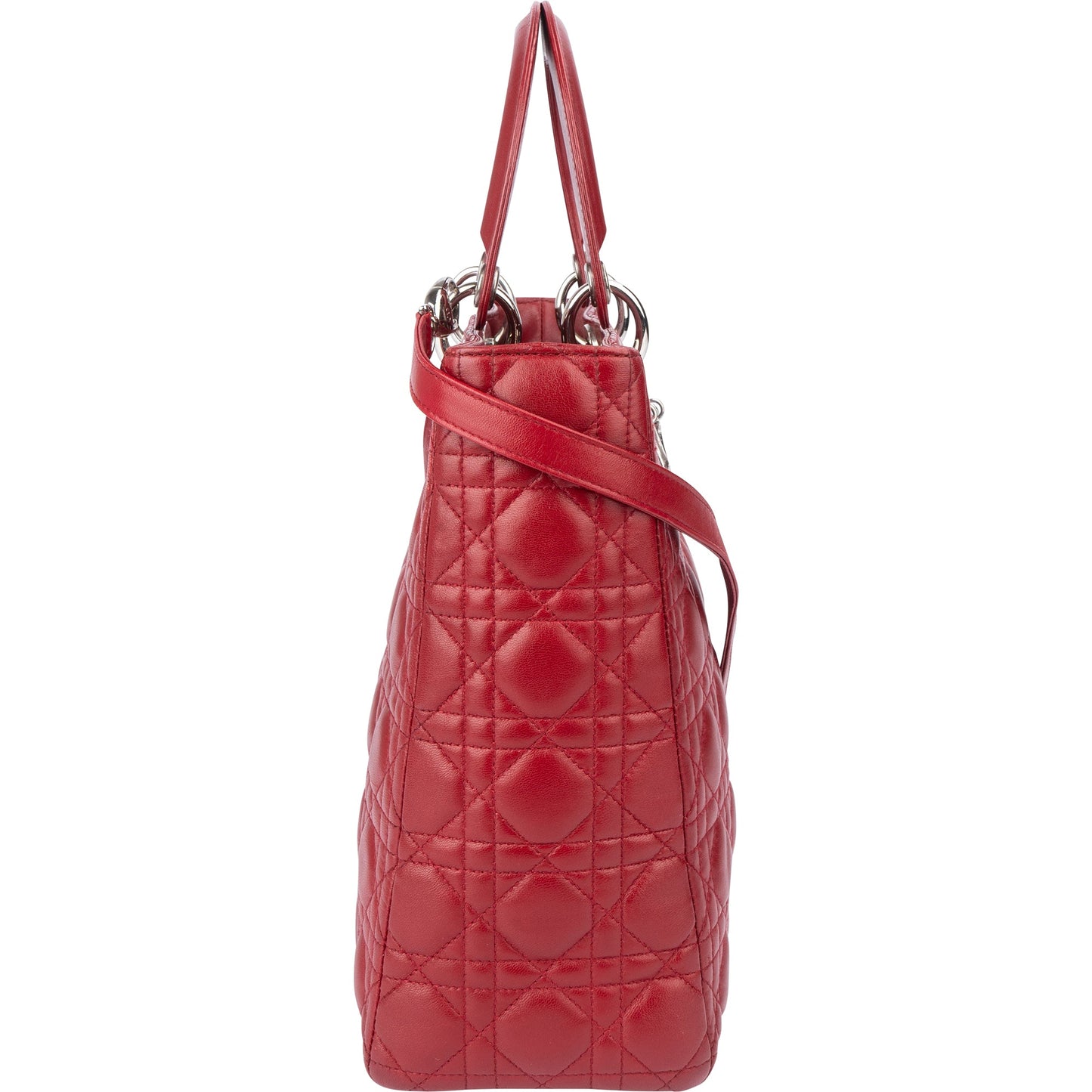 Christian Dior Quilted Leather Lady Dior Handbag