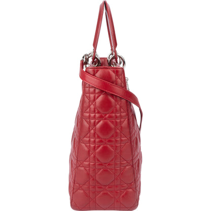 Christian Dior Quilted Leather Lady Dior Handbag