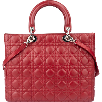 Christian Dior Quilted Leather Lady Dior Handbag