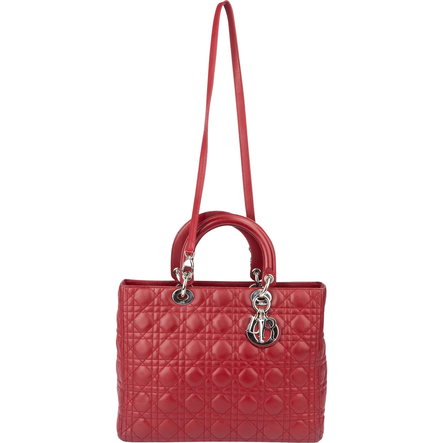 Christian Dior Quilted Leather Lady Dior Handbag