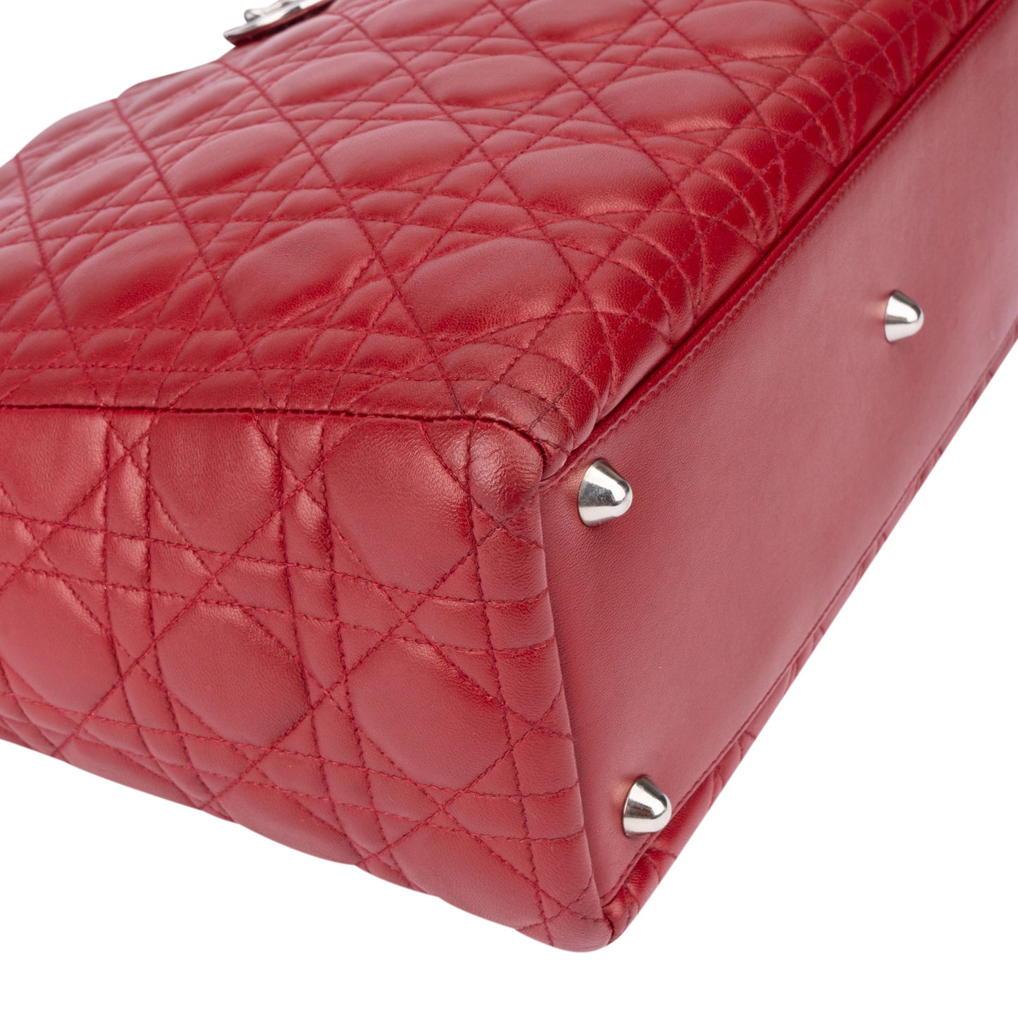 Christian Dior Quilted Leather Lady Dior Handbag