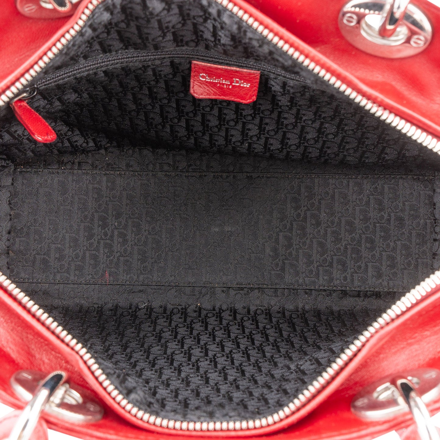 Christian Dior Quilted Leather Lady Dior Handbag