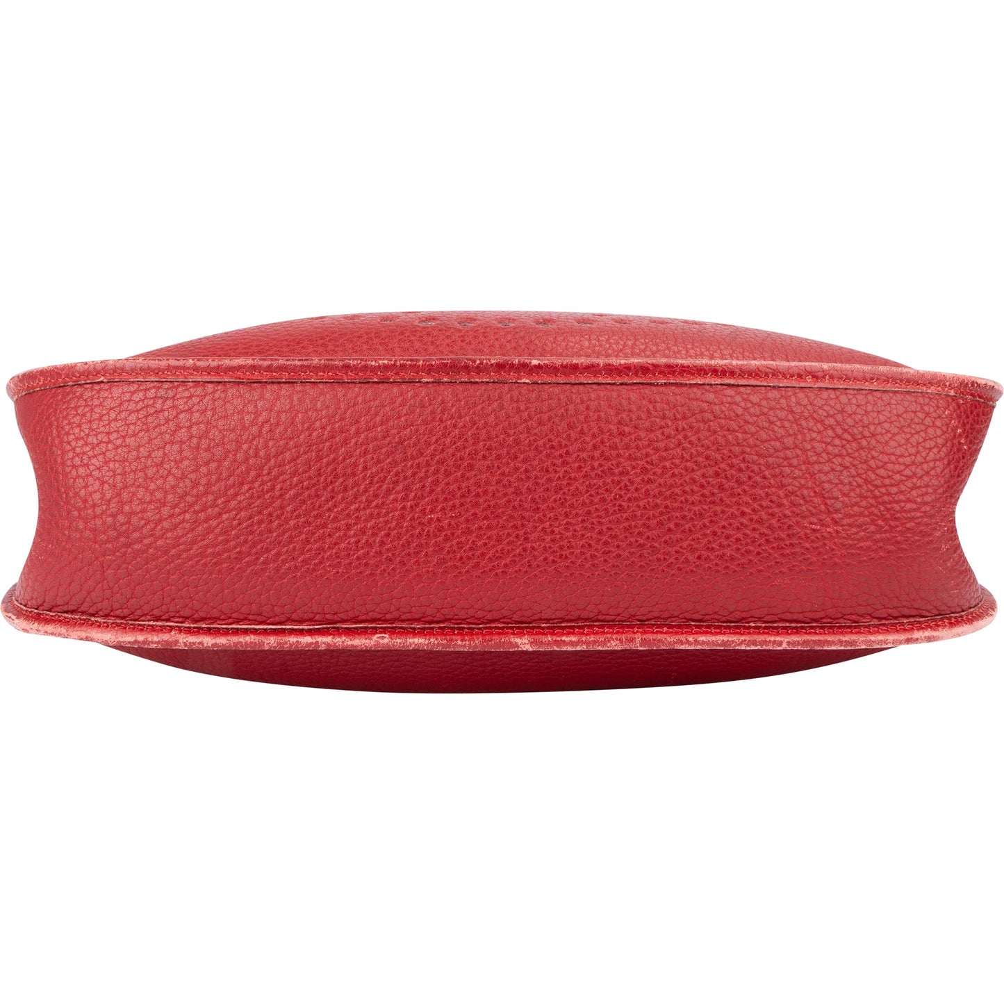 Hermès Rouge Clemence Leather Evelyne GM Crossbody Bag
