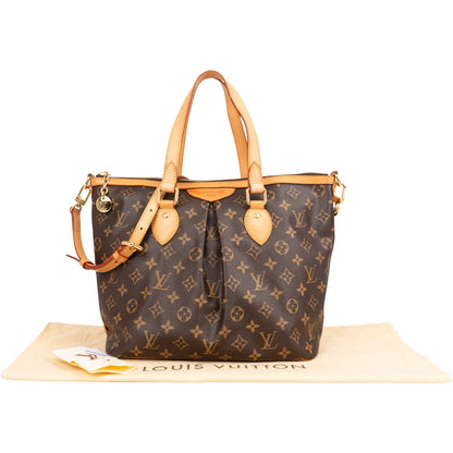 Louis Vuitton Canvas Monogram Palermo PM Handbag