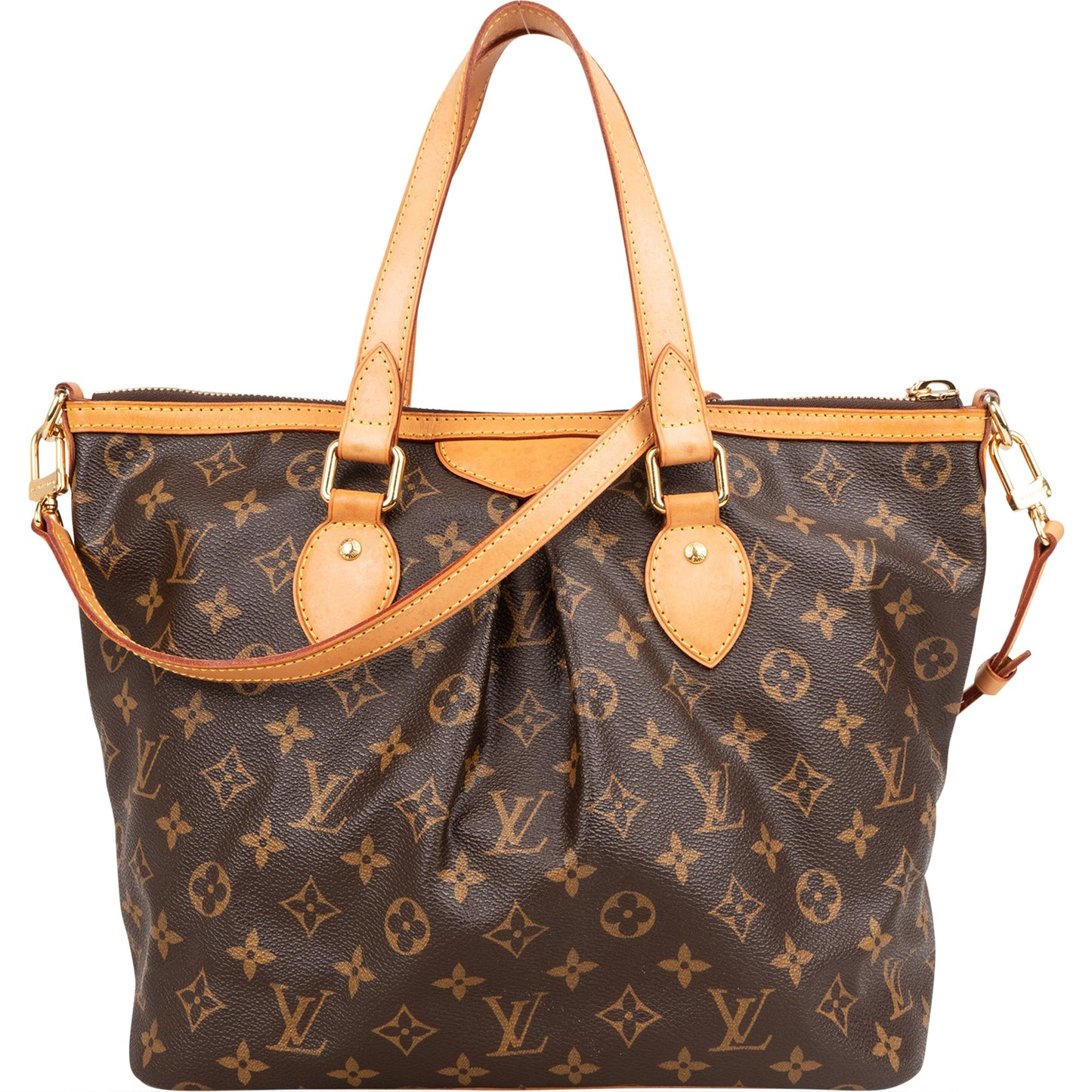 Louis Vuitton Canvas Monogram Palermo PM Handbag