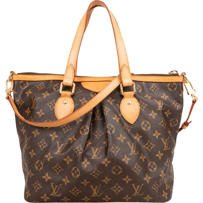 Louis Vuitton Canvas Monogram Palermo PM Handbag