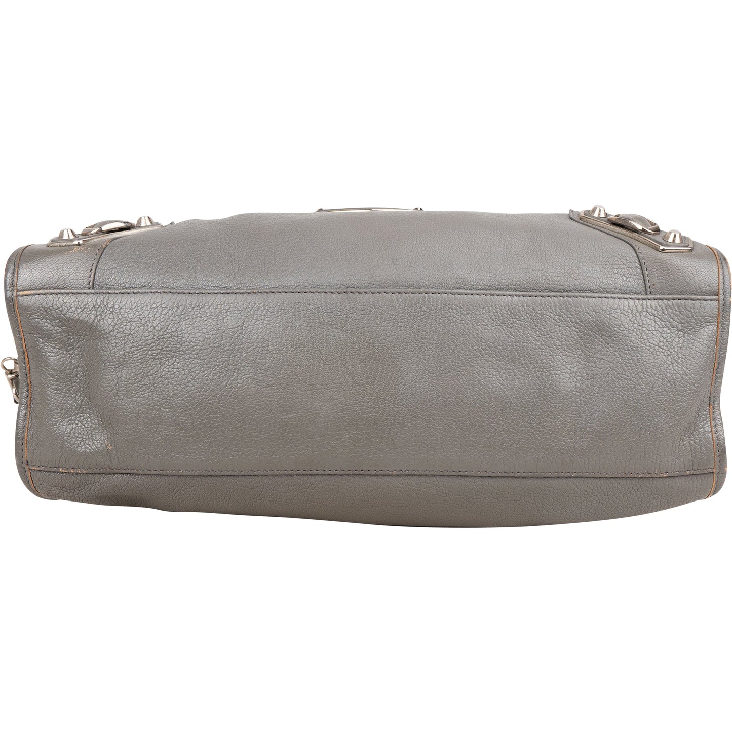 Balenciaga Grey Leather City Handbag