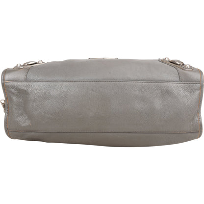 Balenciaga Grey Leather City Handbag