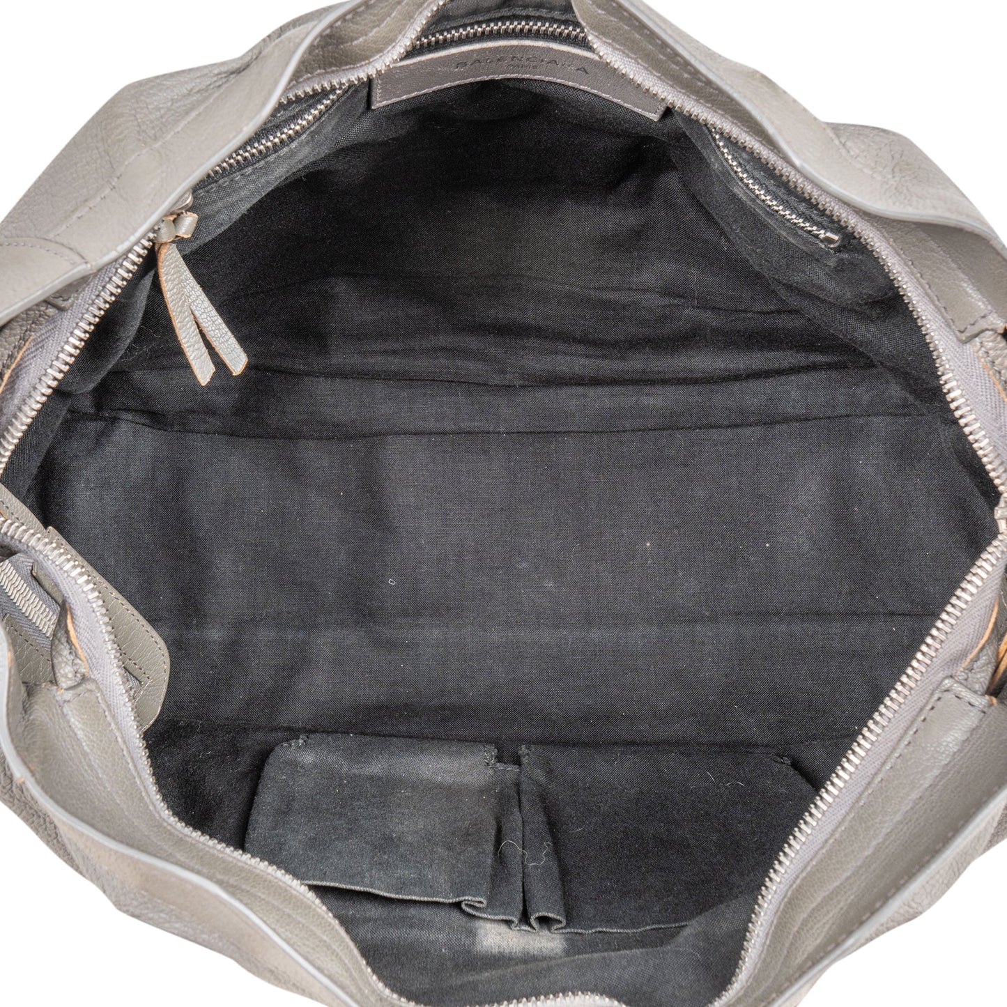 Balenciaga Grey Leather City Handbag