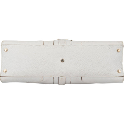 Gucci White Leather Jackie Handbag
