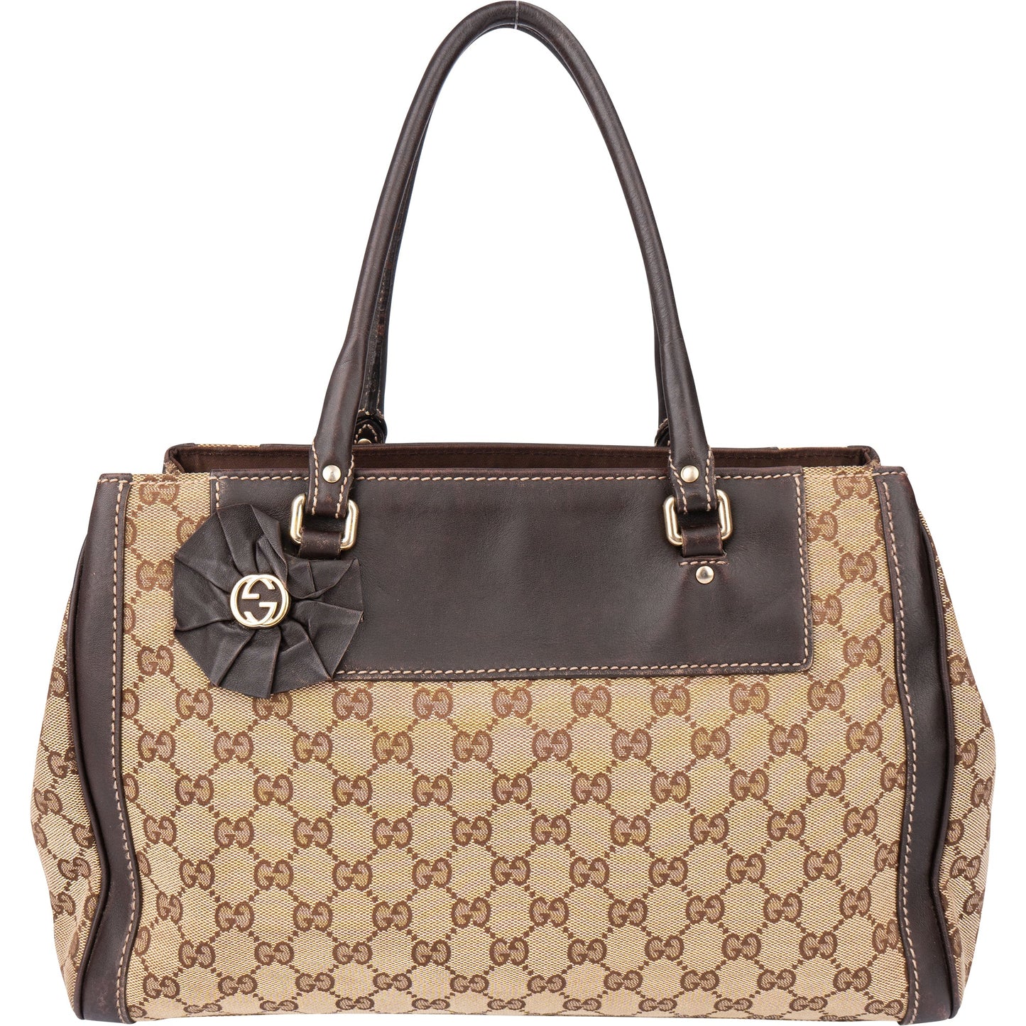 Gucci GG Monogram Flower Handbag