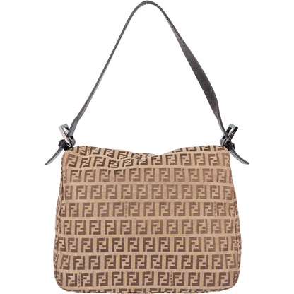 Fendi FF Monogram Baguette Buckle Handbag