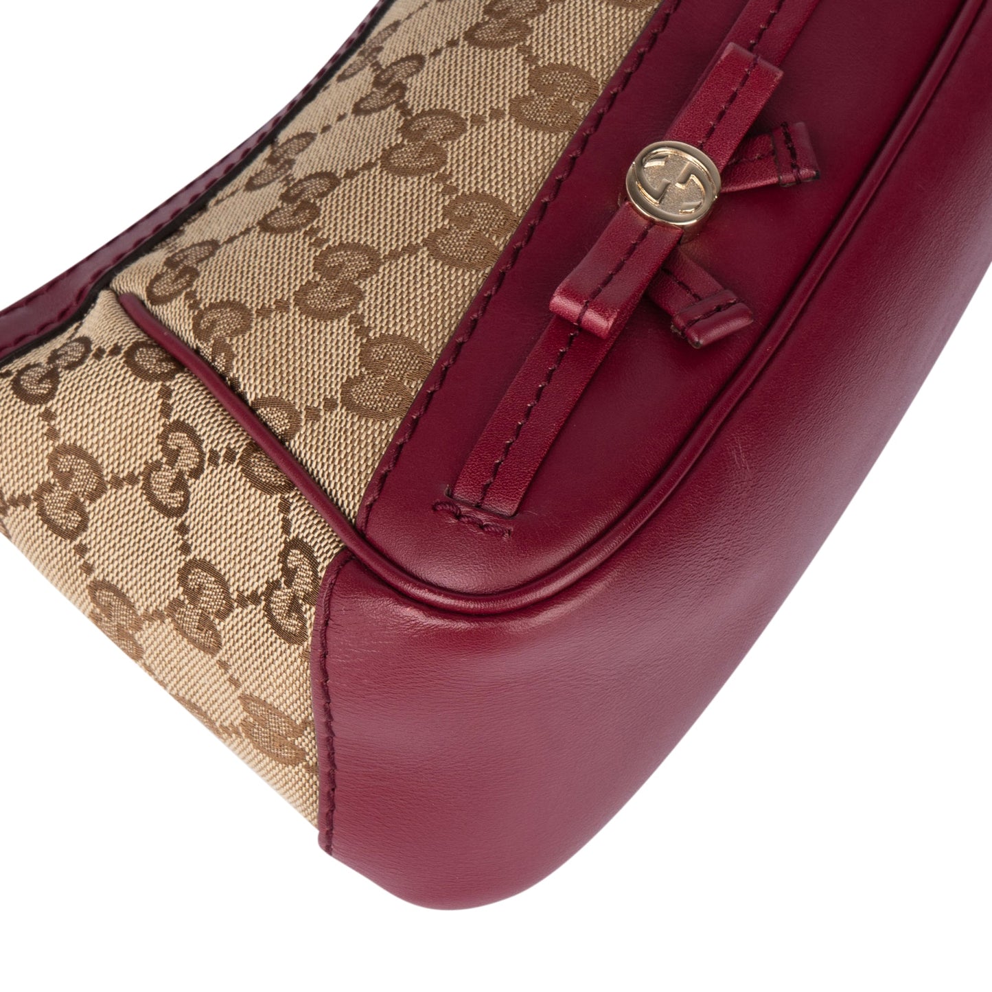 Gucci GG Monogram Ribbon Shoulder Bag
