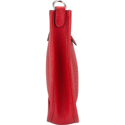 Hermès Rouge Taurillon Clemence Evelyne 16 Crossbody Bag