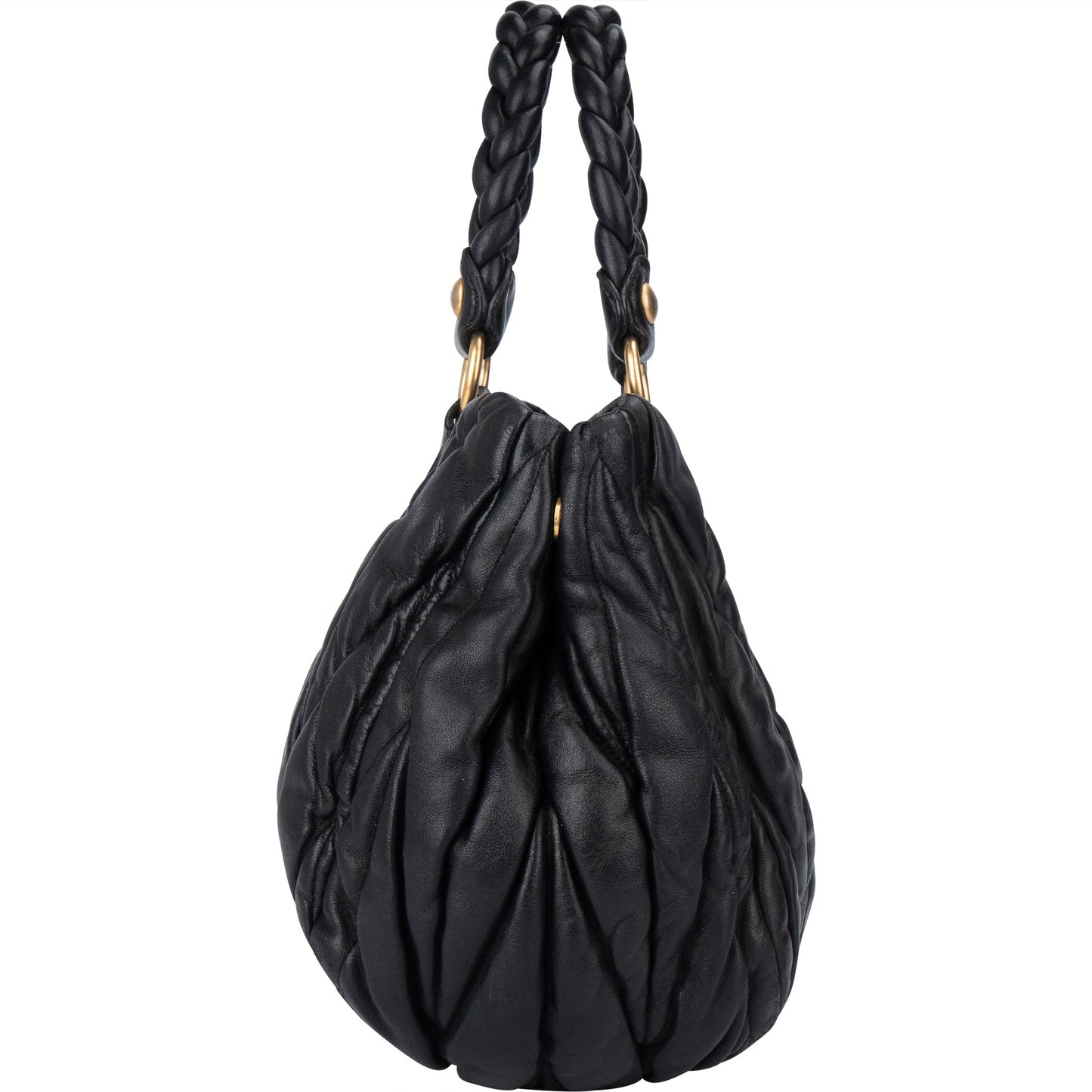 Miu Miu Quilted Leather City Handbag