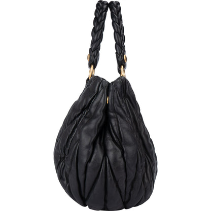 Miu Miu Quilted Leather City Handbag