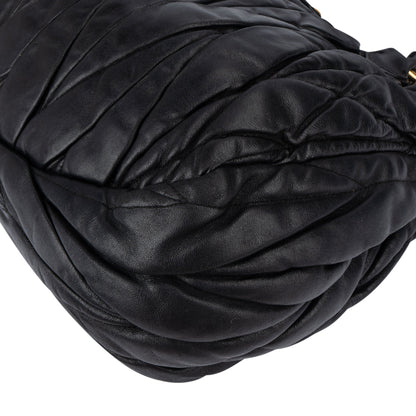 Miu Miu Quilted Leather City Handbag