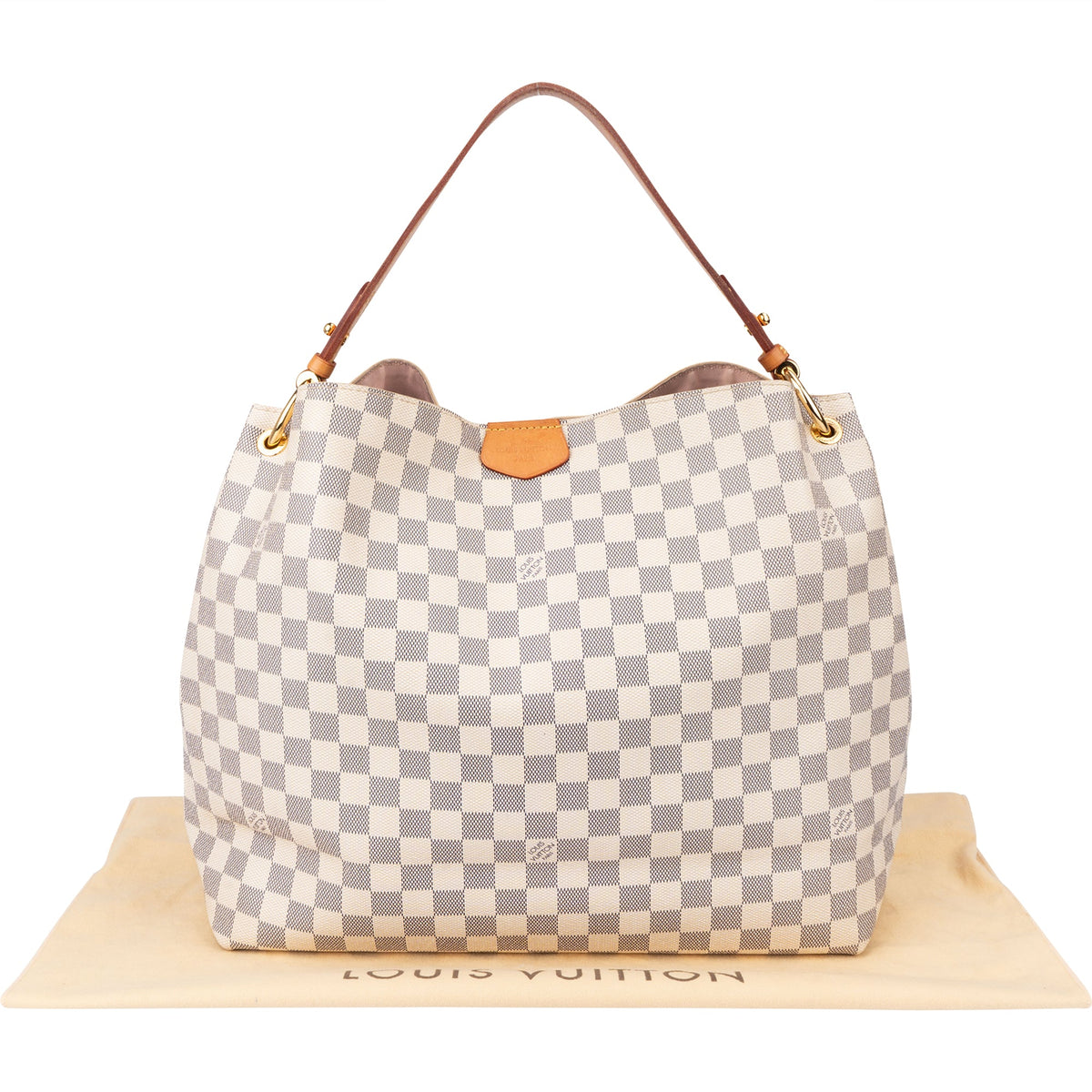 Louis Vuitton Damier Azur Monogram Graceful MM Handbag