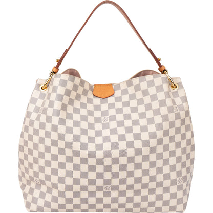 Louis Vuitton Damier Azur Monogram Graceful MM Handbag