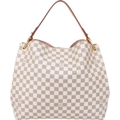 Louis Vuitton Damier Azur Monogram Graceful MM Handbag