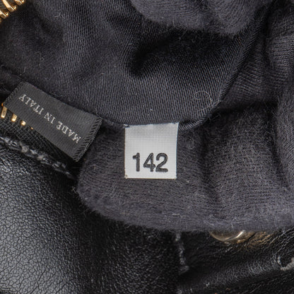 Miu Miu Black Patent Leather City Handbag