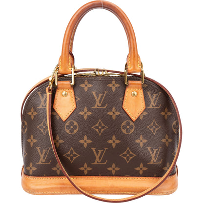 Louis Vuitton Canvas Monogram Alma BB Handbag
