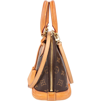 Louis Vuitton Canvas Monogram Alma BB Handbag