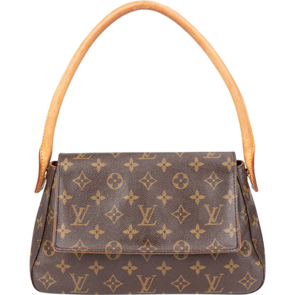 Louis Vuitton Canvas Monogram Looping PM Shoulder Bag