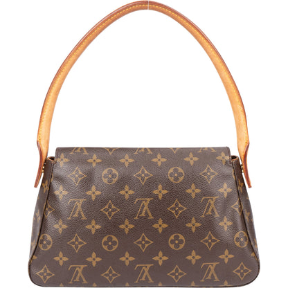 Louis Vuitton Canvas Monogram Looping PM Shoulder Bag
