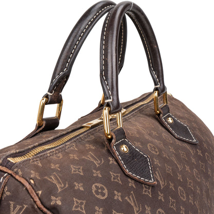 Louis Vuitton Mini Lin Monogram Speedy 30 Handbag
