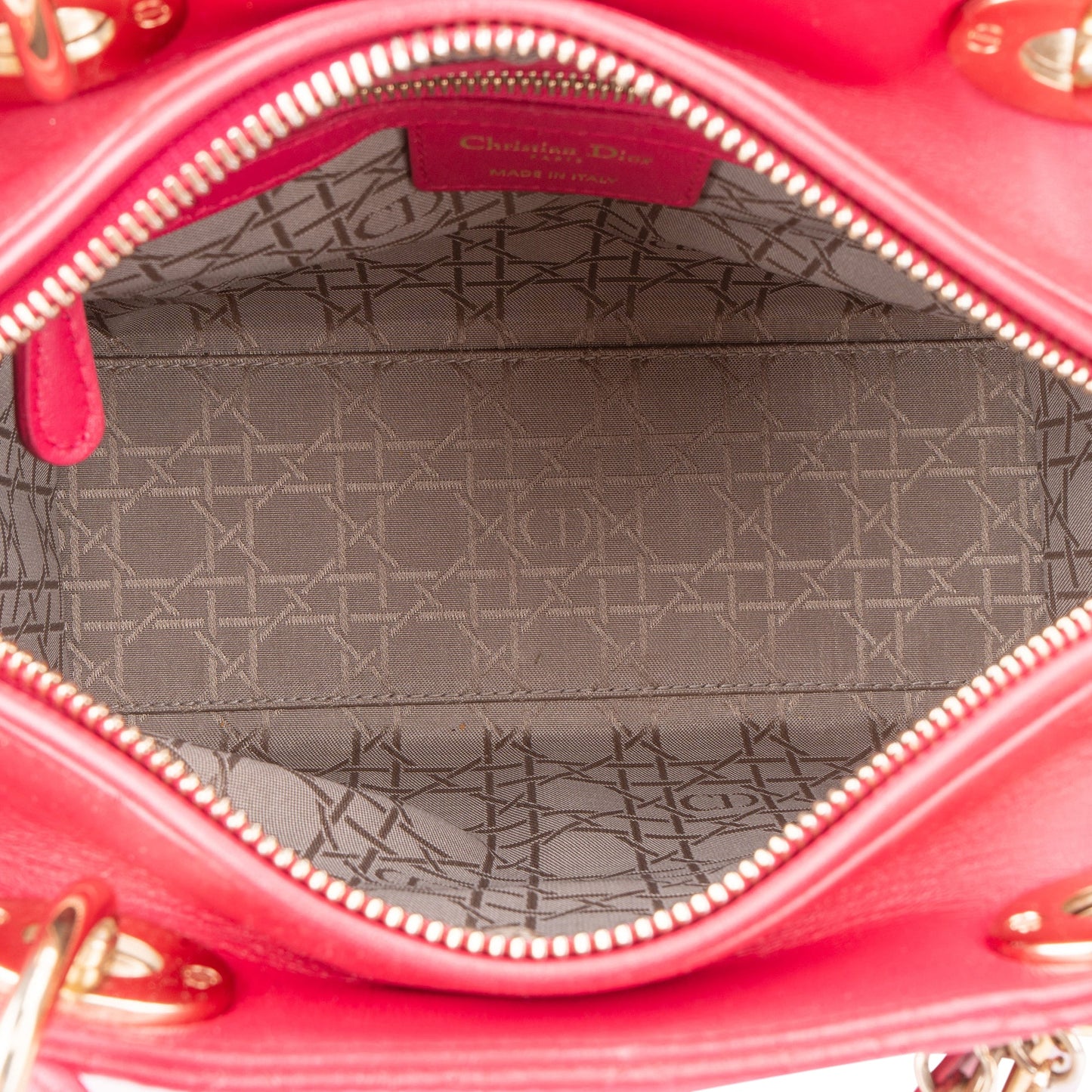 Christian Dior Quilted Leather Lady Dior Handbag