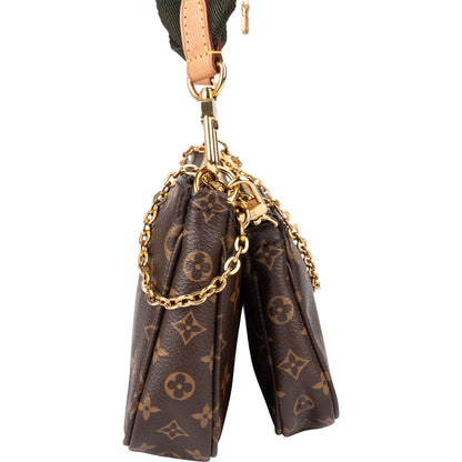 Louis Vuitton Canvas Monogram Multi Pochette Crossbody Bag M44813