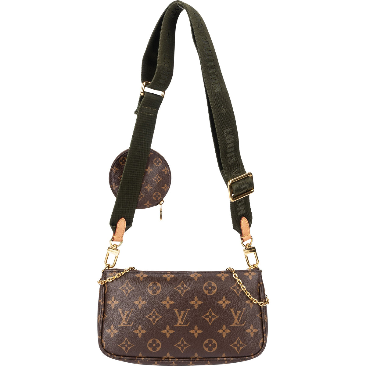 Louis Vuitton Canvas Monogram Multi Pochette Crossbody Bag M44813