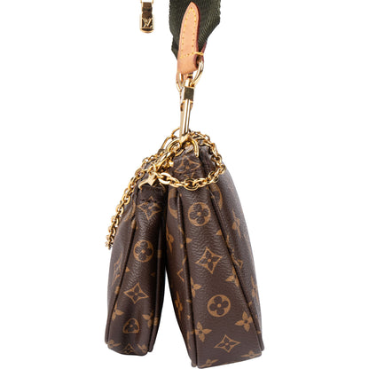 Louis Vuitton Canvas Monogram Multi Pochette Crossbody Bag M44813