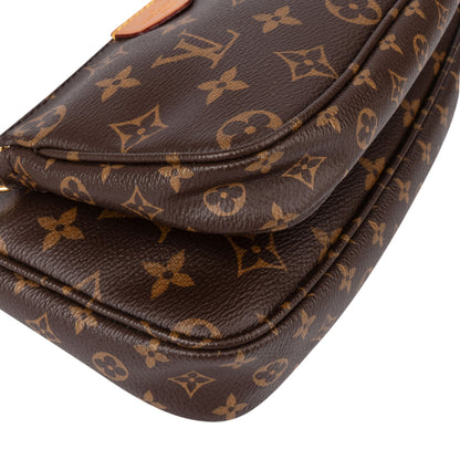Louis Vuitton Canvas Monogram Multi Pochette Crossbody Bag M44813