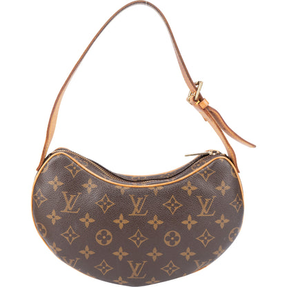 Louis Vuitton Canvas Monogram Croissant PM Handbag