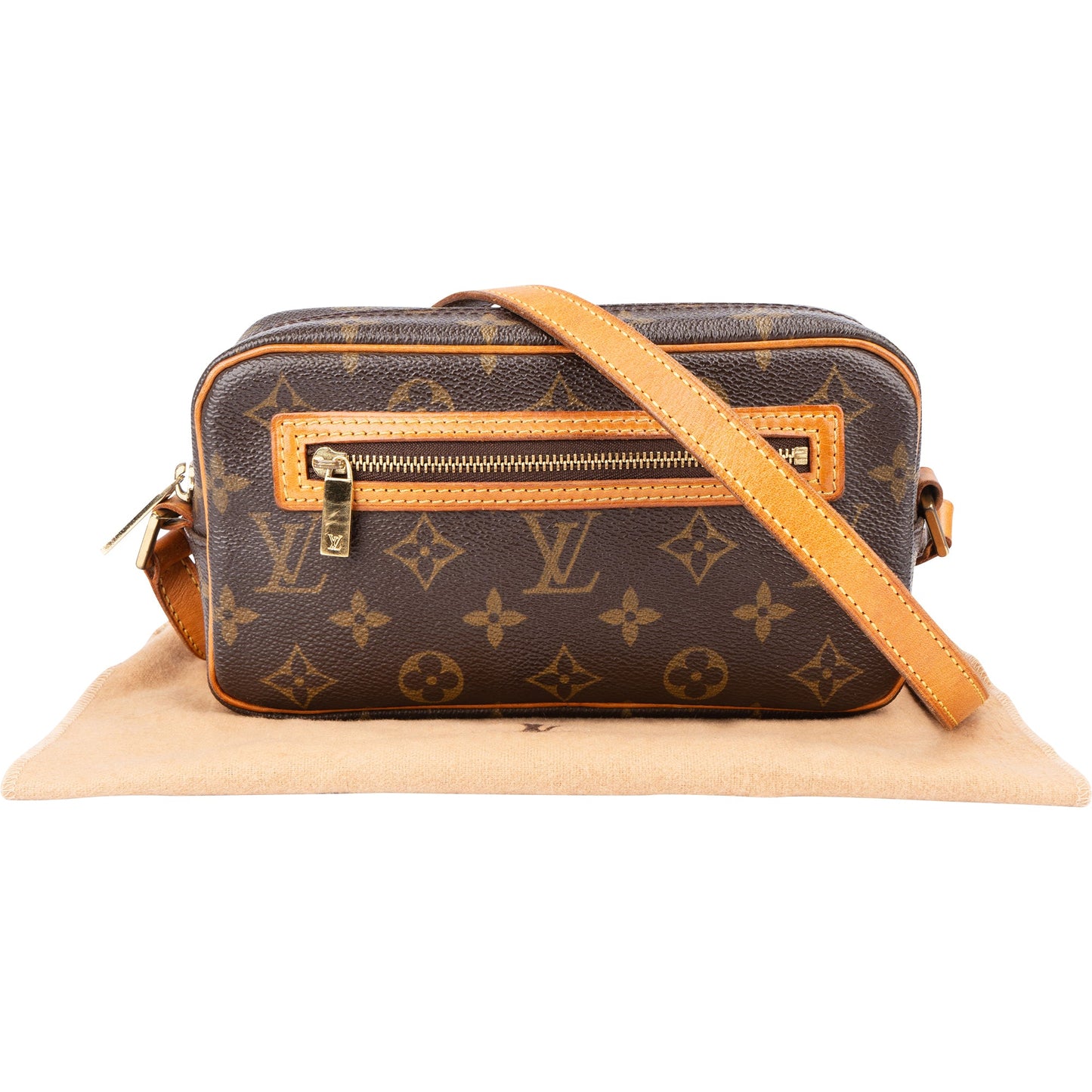 Louis Vuitton Canvas Monogram Pochette Cite Shoulder Bag
