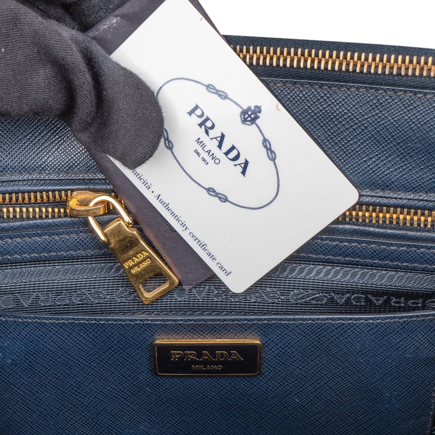 Prada Saffiano Leather Galleria Handbag