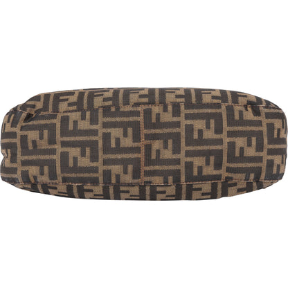 Fendi FF Monogram Baguette Buckle Shoulder Bag