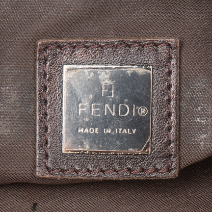 Fendi FF Monogram Baguette Buckle Shoulder Bag