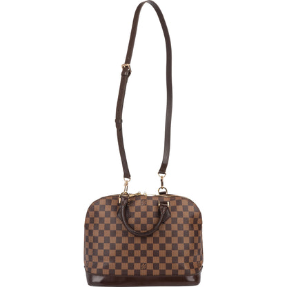 Louis Vuitton Monogram Damier Ebene Alma PM Handbag
