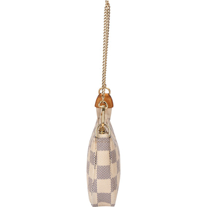 Louis Vuitton Damier Azur Monogram Mini Pochette Accessoire Shoulder Bag