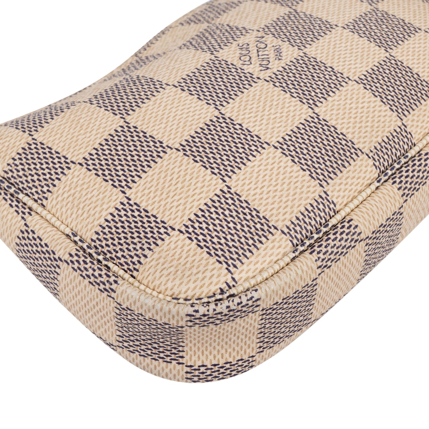 Louis Vuitton Damier Azur Monogram Mini Pochette Accessoire Shoulder Bag