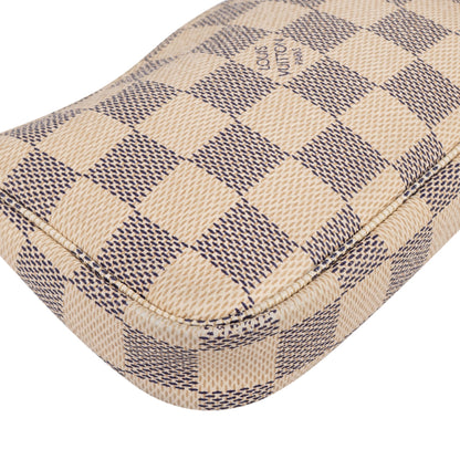 Louis Vuitton Damier Azur Monogram Mini Pochette Accessoire Shoulder Bag