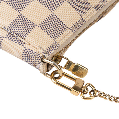 Louis Vuitton Damier Azur Monogram Mini Pochette Accessoire Shoulder Bag