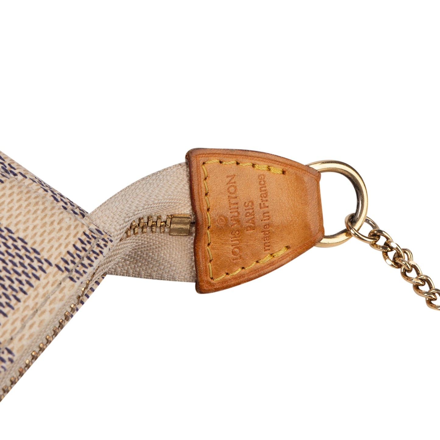 Louis Vuitton Damier Azur Monogram Mini Pochette Accessoire Shoulder Bag