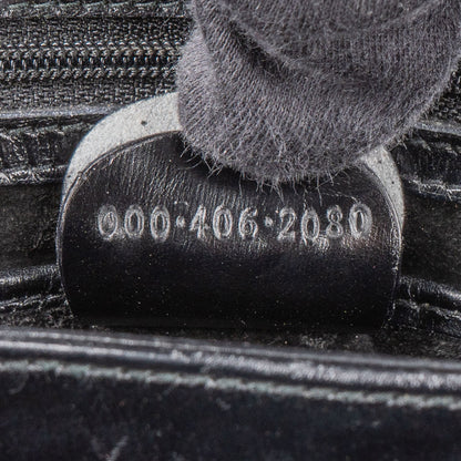 Gucci Black Leather G Handbag