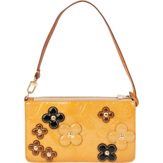 Louis Vuitton Limited Flower Vernis Monogram Lexington Pochette Handbag