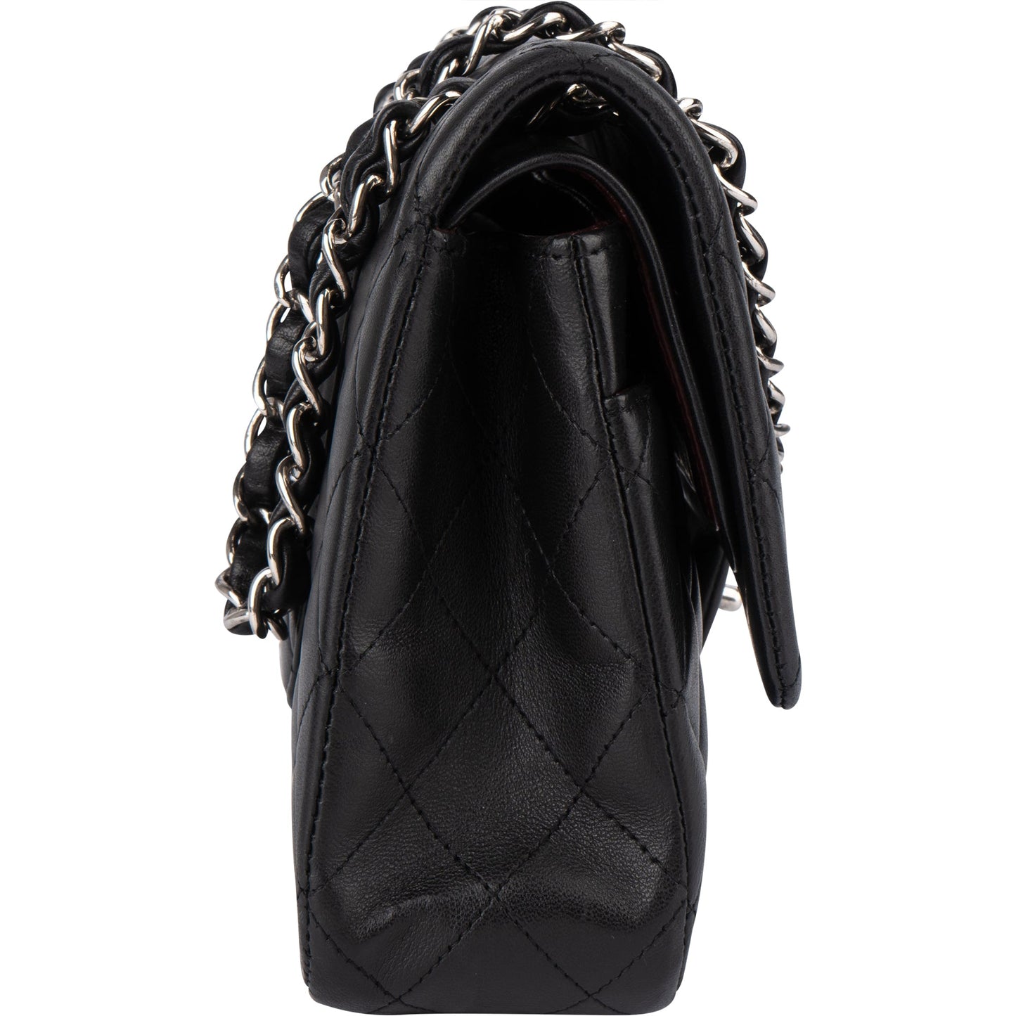 Chanel Quilted Lambskin Medium Double Flap Crossbody Bag